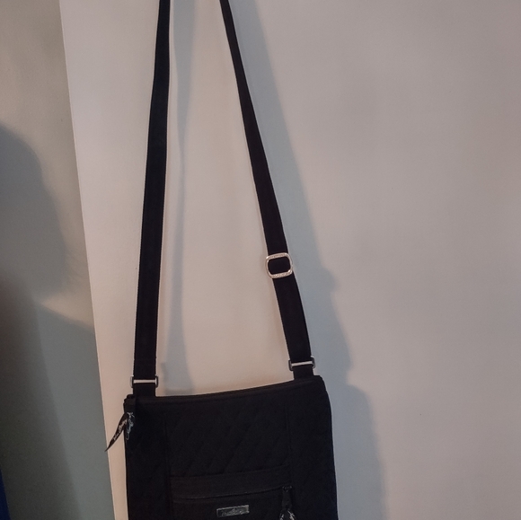 Vera Bradley Black Quilted Crossbody Bag - Picture 4 of 8